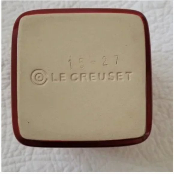 Le Creuset Stoneware 16-Ounce Berry Jam Jar in Cherry Red nwot *please read* - Picture 8 of 8